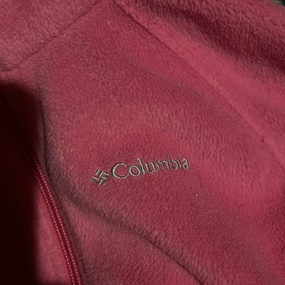 Columbia Girls Lg Fleece Jacket Pink. - Picture 2 of 3